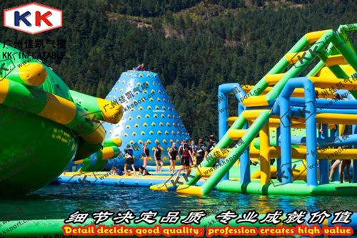 水上產品 佳凱策劃海上游樂園親子運動會水上闖關競賽充氣設備廠家直銷原始圖片2