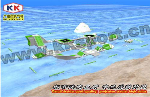 水上產品 廠家直銷水上大沖關 運動競技娛樂大闖關 移動水上樂園動漫水城