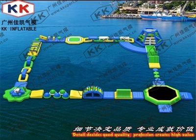 水上產品 佳凱直銷動漫水世界水上沖關卡通元素主題闖關設備兒童水上娛樂品