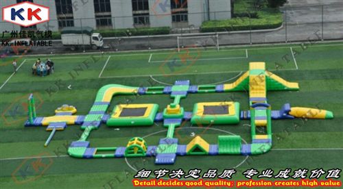 水上產品 佳凱直銷海上智勇大沖關充氣設備水上樂園闖關大組合水上游樂場原始圖片2
