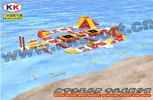 水上產品 佳凱策劃海上沖關樂園兒童成人歡樂水世界海上運動會比賽水上沖關