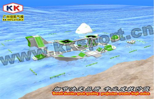 水上產(chǎn)品 佳凱策劃海上沖關(guān)樂園兒童成人歡樂水世界海上運(yùn)動會比賽水上沖關(guān)