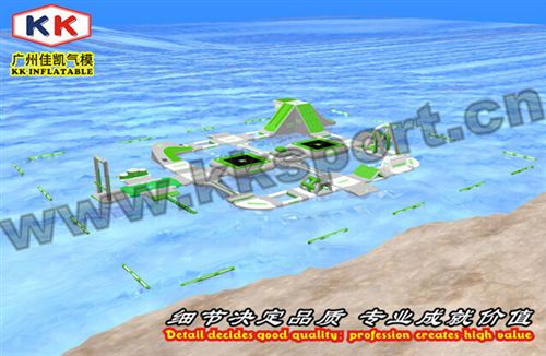 水上產品 廠家批發海上游藝設備專業水上娛樂闖關設備移動水上樂園水上沖關原始圖片2