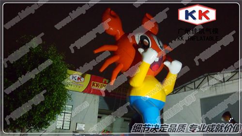 卡通/造型 〖廠部直銷〗充氣卡通 廣告造型 動物卡通 廣州螃蟹 充氣螃蟹