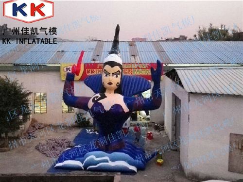 卡通/造型 【廠家直銷】充氣節日造型 充氣模型  女巫仿真人偶 充氣卡通造型原始圖片2