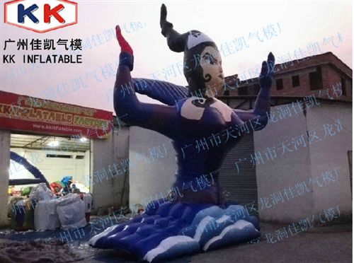 卡通/造型 【廠家直銷】充氣節日造型 充氣模型  女巫仿真人偶 充氣卡通造型原始圖片3