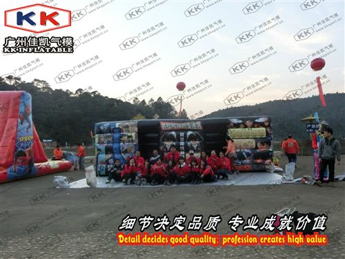 趣味/通道 佳凱廠家直銷充氣迷宮名探柯南百變迷宮充氣闖關(guān)陸地充氣障礙原始圖片3