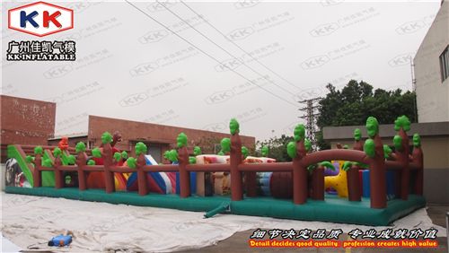 樂園/組合 佳凱定制大型陸地兒童充氣ylc充氣蹦蹦床廣場充氣彈床廠家直銷