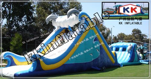 樂園/組合 佳凱定制充氣海盜船充氣蹦蹦床兒童大型游樂設備充氣滑梯蹦床定做
