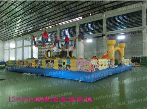 樂園/組合 佳凱廠家直銷充氣ylc 海綿寶寶充氣城堡 兒童游戲樂園 蹦蹦床原始圖片2