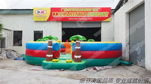 充氣蹦床組合 佳凱定制蝸牛小花清新蹦蹦床橢圓兒童充氣彈跳床商用經營充氣蹦床原始圖片2