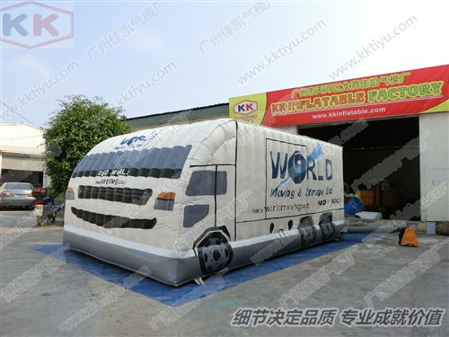 充氣蹦床組合 佳凱廠家充氣蹦蹦床汽車造型充氣城堡充氣滑梯白色汽車模型蹦床原始圖片2