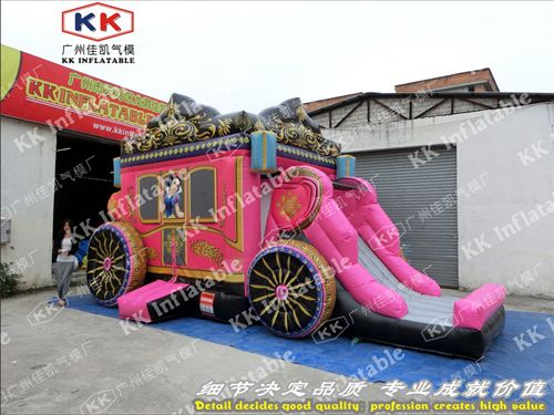 充氣蹦床組合 佳凱廠家直銷充氣蹦蹦床公主馬車城堡ylc充氣小跳床充氣滑梯
