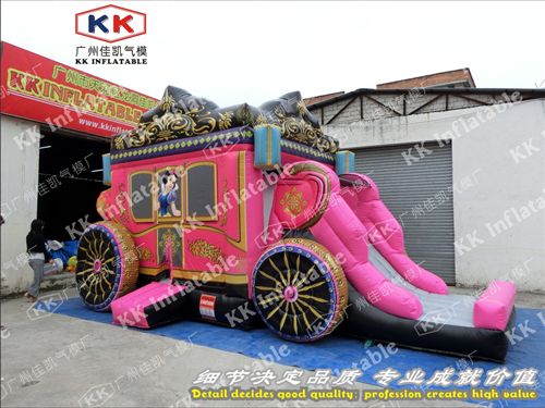 充氣蹦床組合 佳凱廠家直銷充氣蹦蹦床公主馬車城堡ylc充氣小跳床充氣滑梯
