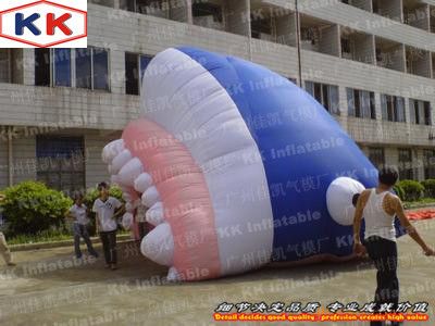 節日裝飾 佳凱鯊魚充氣拱門充氣帳篷造型充氣通道廣告戶外活動帳篷舞臺棚原始圖片2