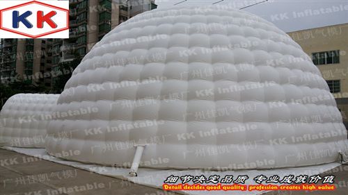 帳篷 充氣圓頂白色帳篷 大型戶外帳篷 商用展覽廣告帳篷 派對充氣帳篷原始圖片3