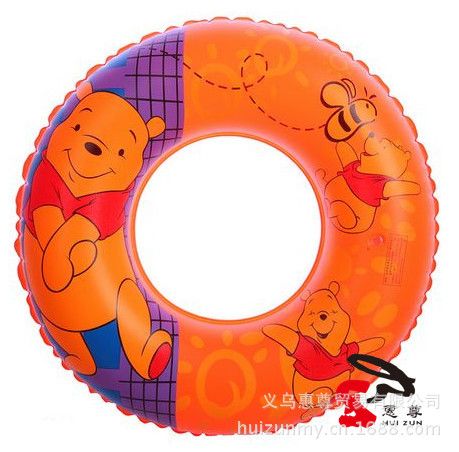 充氣夏季水上產(chǎn)品 70cm充氣游泳圈成人/兒童卡通泳圈麻紋 60-90充氣游泳圈批發(fā)