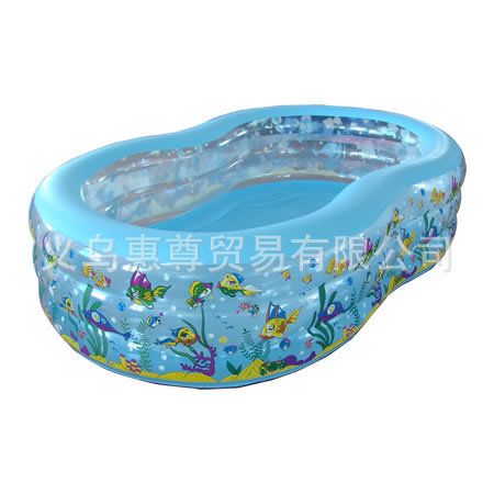 充氣游泳池 廠家直銷長方形數(shù)字水池 112*84*60cm  兒童游泳池原始圖片3