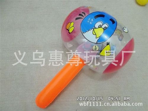 充氣錘子 兒童充氣玩具批發(fā)/PVC益智玩具/卡通透明小榔頭玩具/充氣小錘子原始圖片3