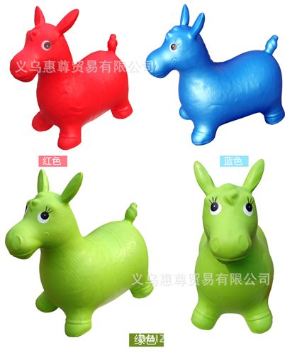 充氣玩具 批發直銷 充氣玩具 加厚zp 橡皮馬 跳跳鹿 充氣馬 坐騎跳跳馬原始圖片2