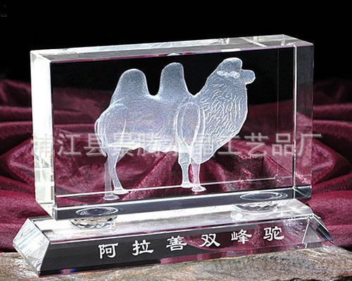 水晶商務(wù)慶典禮品 定制定做立體logo人物/樓模/船模模型3D激光內(nèi)雕水晶工藝品