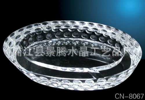 水晶煙灰缸 水晶煙灰缸家居擺件用水晶禮品煙灰缸商務(wù)贈品