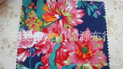 仿牛仔印花面料 【精品推薦】 供應高品質全棉斜紋彈力印花布 優質印花布原始圖片3