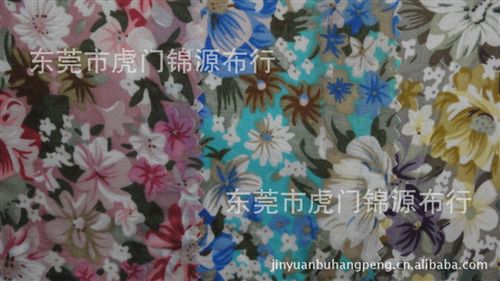 人棉印花 供應(yīng)優(yōu)質(zhì)人棉印花面料原始圖片2