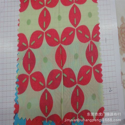 人棉印花 2014年新款人棉印花布 45支印花人棉布 人棉印花 手感好品質(zhì)保證原始圖片2