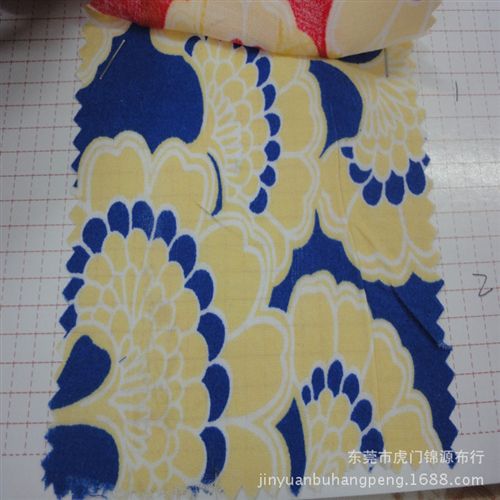 人棉印花 新款人棉印花布  活性人棉印花布  印花布  J518原始圖片3