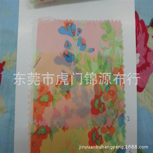 雪紡印花 廠家直供優(yōu)質(zhì){gx}素色雪紡印花布 高品質(zhì)各類夏季女裝面料