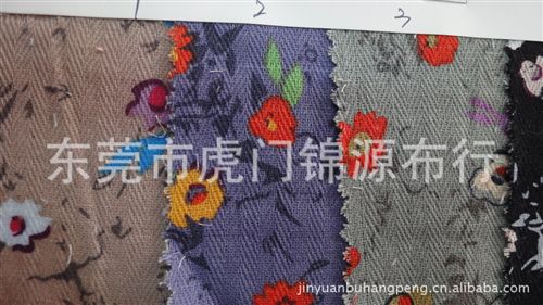 網(wǎng)布印花 供應(yīng)純棉人字斜雙層印花網(wǎng)布/服裝面料用布/現(xiàn)貨價14元/碼/9521#原始圖片2