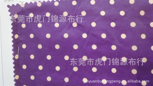 尼龍 風衣面料 羽絨服面料尼龍布 油光布 印圓點 廠家直銷原始圖片2