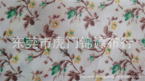 T/C布 供應(yīng)現(xiàn)貨多款滌綸印花面料,T/C印花服裝面料 A185#