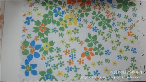 全滌印花布 A1248全滌印花面料  田園風格印花布 小碎花布 化纖面料原始圖片3