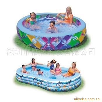 19、充氣水池、嬰兒浴盤 【塑膠】水池、夾網(wǎng)布水池、游泳水池、沐浴水池(圖)原始圖片2