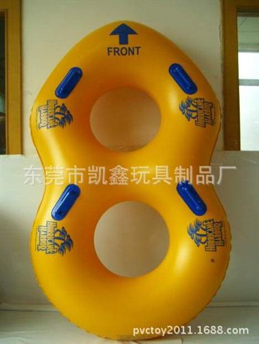 游泳圈 廠家定做 3人游泳圈 充氣多人游泳圈 3人充氣皮筏原始圖片3