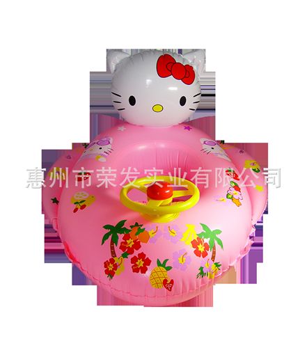 游泳圈、坐圈 供應 兒童泳圈 HELLO KITTY 座圈 喇叭圈