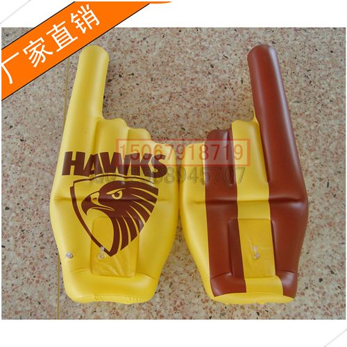 充氣手掌 供應(yīng)節(jié)慶助威道具---充氣手掌、PVC充氣手拍，充氣手指，加印LOGO