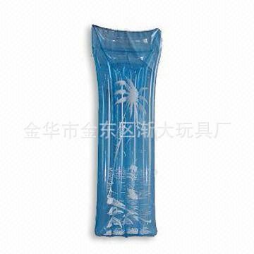 充氣吉他 廠家直銷PVC充氣水上休閑用品橙色浮排可定制原始圖片2