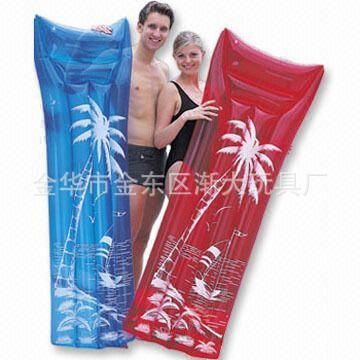 充氣吉他 廠家直銷PVC充氣水上休閑用品橙色浮排可定制原始圖片3