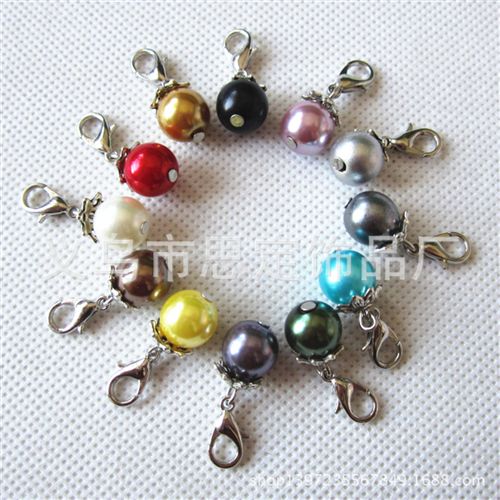 配龍蝦扣小配件 diy飾品配件 龍蝦扣小吊墜 LOVE小掛件 pendant charm