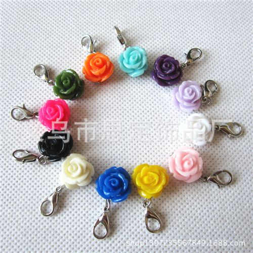 配龍蝦扣小配件 diy飾品配件 龍蝦扣小吊墜 LOVE小掛件 pendant charm