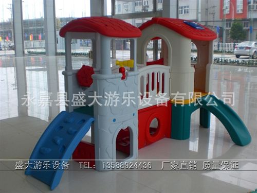 兒童樂園建造方案 小神通滑梯 餐飲滑梯室內組合 4S店西餐廳兒童區小型游樂園原始圖片2