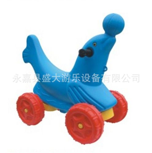 滑梯秋千樂園系列 兒童塑料搖馬幼兒搖搖樂彈簧搖馬室外搖馬雙人河馬搖馬蹺蹺板搖馬
