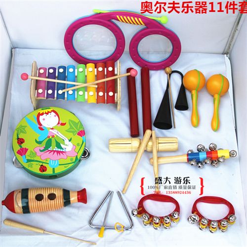 奧爾夫樂器 幼兒園樂器*兒童親子教具*打擊樂器*奧爾夫樂器散件*木制四鈴板镲