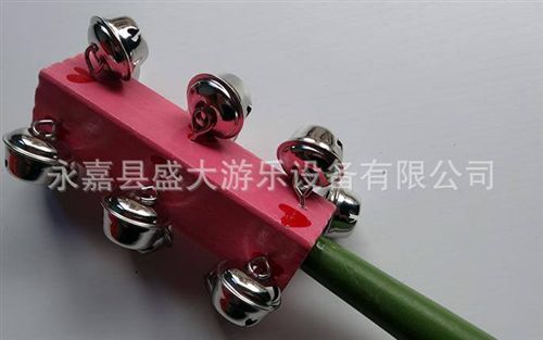 奧爾夫樂器 兒童樂器教具*幼兒園打擊樂器*奧爾夫音樂玩具*彩繪方12鈴棒鈴原始圖片2