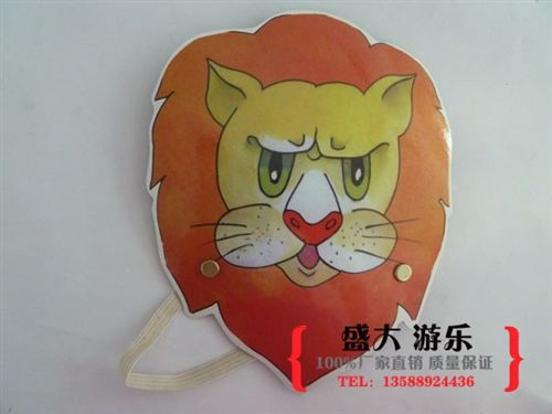幼兒園頭飾面具手偶 超可愛動物手指偶 手偶 給寶寶講故事好伙伴 鸚鵡