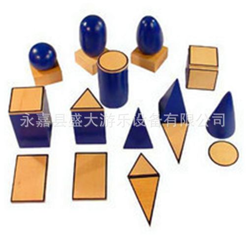 蒙特梭利教具 tj!蒙氏蒙特梭利原裝教具 學前教育蒙氏教具幾何立體組