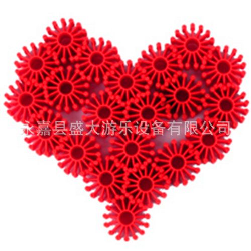 桌面玩具/積木 批發(fā)塑料積木運轉(zhuǎn)齒輪積木花球塑料積木 花輪拼插 益智玩具幼兒園